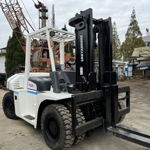 Prix direct usine Chariot élévateur diesel d'occasion TCM 7 tonnes 5 tonnes FD70 Moteur ISUZU 6BG1 Modèle 2022 2023 État impeccable Origine Japon - Product Image 3