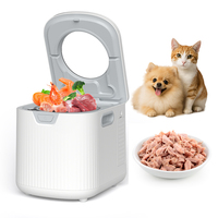 Máquina para Hacer Comida para Perros Eléctrica de 3.2L, Cocina Automática para Mascotas de 500W con Autolimpieza y Tiempo de Cocción Personalizable para el Hogar