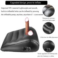 Oreiller de sexe gonflable pour chambre à coucher, prix d'usine, meubles, coussin de positionnement incurvé, jouet sexuel pour adultes BDSM pour couple
