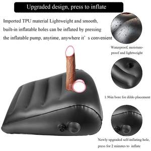 Almohada Sexual Inflable para Dormitorio, Cojín Curvo para Posiciones Sexuales, Juguete Sexual para Adultos BDSM para Parejas, Precio de Fábrica - Product Image 3