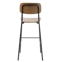 Tabouret de bar industriel empilable robuste pour café, restaurant, hôtel, bistrot