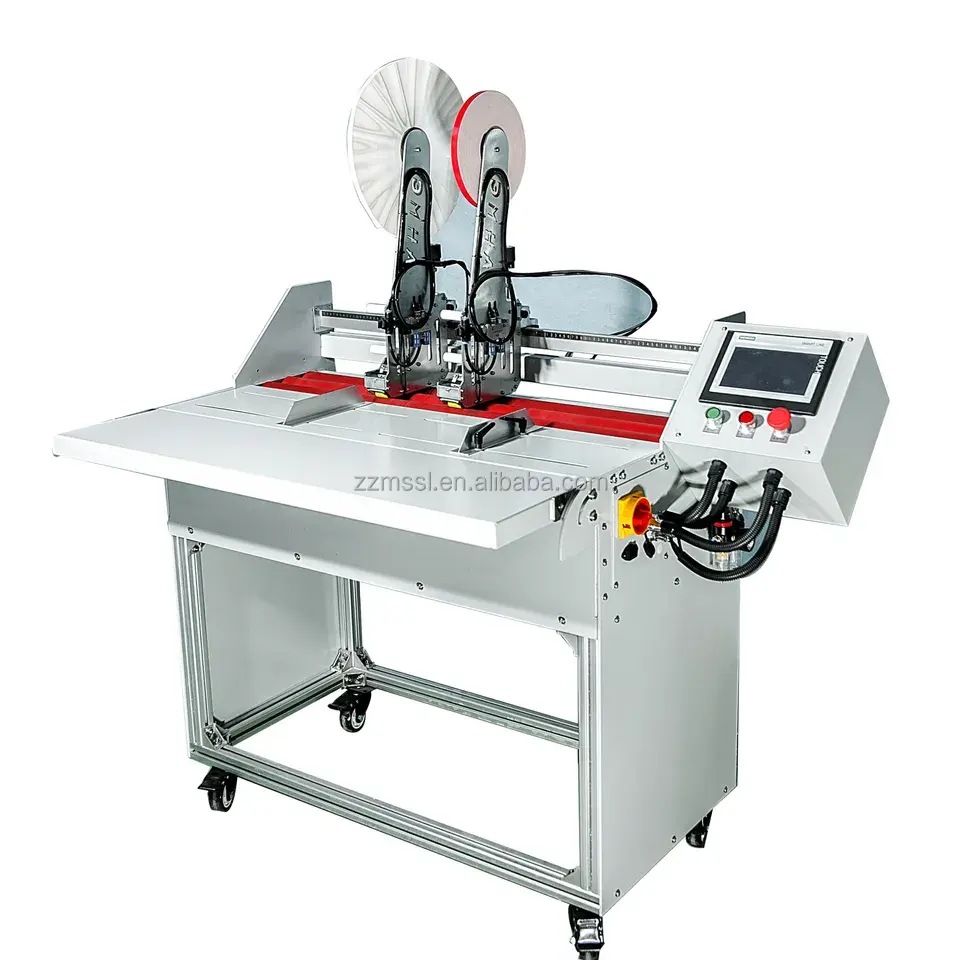 Double-side Adhesive Tape Sticking Machine For Express Bag,Semi-auto Tape Applicator Machine,Tape Glue Machine