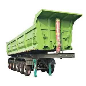 6 trục tipper Tipping Trailer Dump hộp bán Trailer