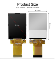 Polcd 2.4 pouces TFT LCD écran ILI9341V 24pin SPI LCD Module pour Mini caméra vidéo