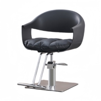 Chaise de barbier en cuir synthétique de conception contemporaine, de haute qualité et à prix abordable, pour salon commercial et usage domestique