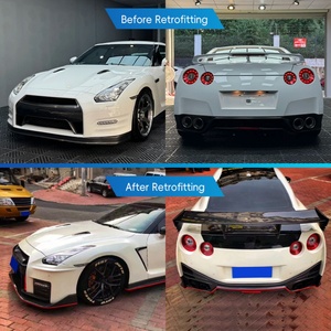 ชุดแต่งรถยนต์รุ่นใหม่ ปี 2007-2025 อัพเกรด Gen2 Nismo ชุดแต่งคาร์บอนไฟเบอร์แบบกึ่งเปียก สำหรับกันชนหน้า/หลัง สปอยเลอร์หลัง แบบ Bolt-On - Product Image 2