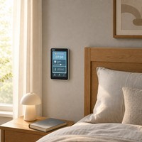 Panel de Control Inteligente para Hogar de 5 Pulgadas con Android 15 RK3566, Montaje en Pared, Pantalla Táctil PoE, Tablet con NFC, RS485 y Red Ethernet Opcionales