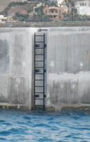 Escaliers durables en acier inoxydable 316 galvanisés Usine Vente en gros Port maritime Dock d'urgence Navire Matériaux de construction en métal