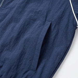 Breathable Quick Dry Sport Windbreaker Jogging <b>Jacket</b> For Sale Wholesale 100% Cotton Printed Solid Jogging <b>Jacket</b> - Product Image 5
