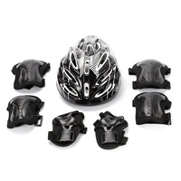 7 pièces/ensemble adulte adolescent genou/coudières casque engrenages de protection pour planche à roulettes vélo glace patin à roulettes en ligne protecteur