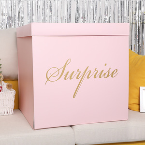 Wholesale Displaying Paper Birthday Wedding Baby Shower Party Transparent in gift Balloon Boxes