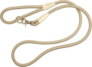 Lucpawz Lobster Snap Pet Leash 5 pies, correa de nylon fuerte especial, correa de perro de cuerda de color sólido para todas las razas (oro, 5 pies * 10mm) - Product Image 2