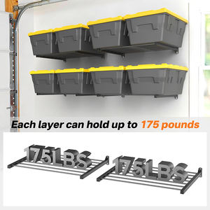 Organizador Metálico para Garaje Mingtang, Contenedor Grande de 27 Galones, Resistente, Estante de Almacenamiento Montado en la Pared para Contenedores - Product Image 4