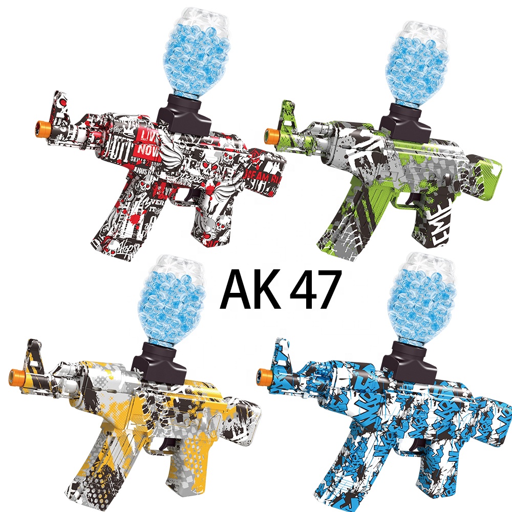 Скидка AKM-47 M416 7,4 В разбрызгиватель, автоматический гелевый пистолет, электрический шаровой пистолет для взрослых