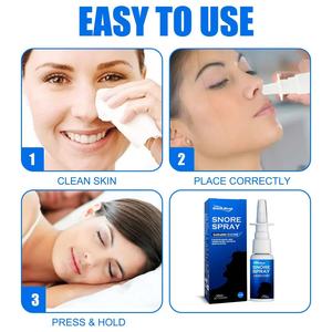 Spray nasal anti-ronflement South <span class=keywords><strong>Moon</strong></span>, à base d'herbes naturelles, améliore la respiration nasale, la qualité du sommeil, arrête les ronflements, 30 ml - Product Image 5