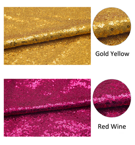 Tela de lentejuelas brillantes hechas a medida de calidad, tela brillante para vestido, ropa, boda con tela de lentejuelas doradas y plateadas de 3mm - Product Image 3