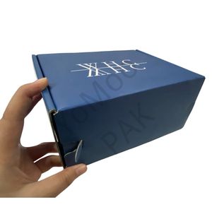 Caja con Tira <span class=keywords><strong>de</strong></span> Apertura y Logotipo Personalizado, Caja Rectangular Grande para Embalaje, Cajas <span class=keywords><strong>de</strong></span> Embalaje Plegables para Envío - Product Image 5