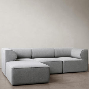 Nordico moderno sofà componibile in tessuto semplice personalizzato modulare e componibile Villa soggiorno soggiorno salotto a forma di divano combinato - Product Image 2