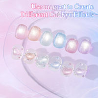 Vernis Gel Effet Œil de Chat 6 Couleurs OEM, Marque Privée, Vente en Gros, 15ml, 1kg, Kit de Vernis Gel Effet Gelée, Vernis à Ongles Effet Œil de Chat, Logo Personnalisé