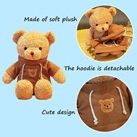 Boneka Plush Mainan Ulang Tahun Bordir Super Lembut Isi Kapas PP Imut Tahan Lama Berkualitas Tinggi Penghilang Stres Promosi Grosir