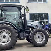 Tracteur à quatre roues motrices Orchard avec chargeur frontal pour petites exploitations agricoles, travail multifonctionnel