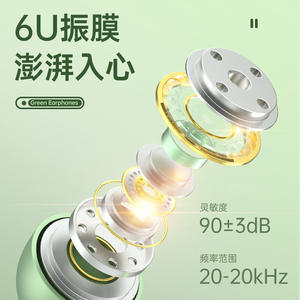 YD 3,5 Heavy Bass HIFI Sonido estéreo Auriculares intrauditivos Llamada de alta definición Reducción de ruido con micrófono Auricular con cable de mm - Product Image 6