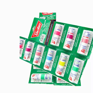 Lot d'inhalateurs nasaux aux herbes : 6 mélanges d'huiles essentielles pour la congestion des sinus, le soulagement du stress et la fatigue au volant - Product Image 6