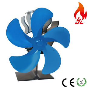 Ventilateur de poêle à bois 2021, mise à niveau silencieuse, 5 lames, chauffage par chaleur, brûleur de bûches, poêle et foyer, respectueux de l'environnement - Product Image 2