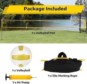 VN05A Hot Koop Volleybal Training Net, Outdoor Draagbare Volleybal Netto Systeem, Volleybal Netto Voor Zwembad