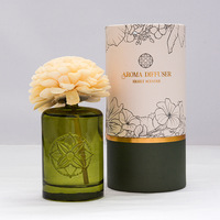 Diffuseur de parfum d'ambiance écologique sans alcool, longue durée, en verre luxueux, cadeau d'anniversaire créatif