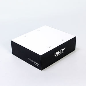 Coperchio a contrasto e scatola di Base confezione regalo in carta dura Logo personalizzato Premium nero bianco con biancheria intima in schiuma nera scatola di abbigliamento <span class=keywords><strong>donna</strong></span> LX - Product Image 2