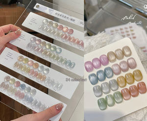 Professionnel été 72 couleurs/ensemble ensemble de vernis à ongles Gel Cat Eye Kit de Gel série rouge ensemble de vernis Gel Uv avec livre de <span class=keywords><strong>cartes</strong></span> de couleurs gratuites - Product Image 6