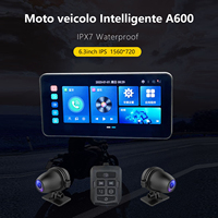Sistema Linux Moto Navegación Motocicleta Inalámbrico Carplay/Hicar Android Auto Tpms Navegación inteligente Pantalla táctil a prueba de agua