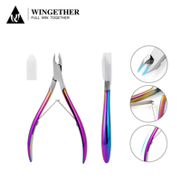Amazon Hot Bán Buôn Trong Kho Quý Nửa Full Jaw Cuticle Nipper Nail Cuticle Kềm Cắt Móng Tay Kềm Cắt Móng Tay