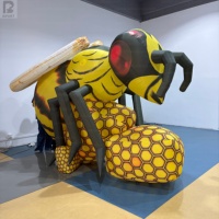 Abeille géante gonflable de dessin animé, abeille géante gonflable, guêpe gonflable pour la publicité
