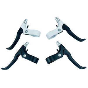Leviers de frein de vélo Qt-564-9, noir et blanc, support de guidon ergonomique en alliage d'aluminium pour accessoires de vélo de montagne - Product Image 4