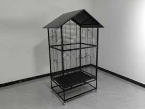 Jaula para Pájaros de Acero Inoxidable Resistente para Loros y Canarios, Diseño Sólido, Aviario Grande para Exteriores y Portátil - Product Image 4