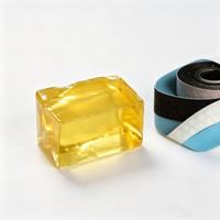 Bloc de colle thermofusible jaune JCXC haute résistance au pelage, adhésif puissant pour bande auto-agrippante, emballage 20KG/CTN