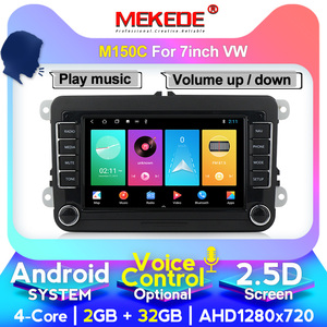 MEKEDE — lecteur DVD pour Volkswagen, avec écran IPS, GPS, wi-fi, Android, 4 cœurs, 2,5 d, WIFI, pour VW Skoda, Seat B6/B7, <span class=keywords><strong>Passat</strong></span>, golf, Polo, <span class=keywords><strong>Passat</strong></span> <span class=keywords><strong>CC</strong></span> - Product Image 4