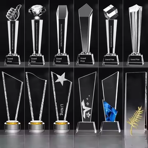 Trofeo de Cristal en Forma de Estrella Personalizado, Ecológico, Grabado con Láser, Impreso con Letterpress, para Reuniones Anuales de Empresas y Seguros - Product Image 4