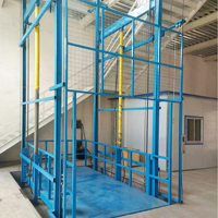 Ascenseur hydraulique pour sous-sol 5m 1300x1300 CE ISO, ascenseur de fret d'usine à télécommande, 2500kg 9m 4 étages 1800x1600, ascenseur automatique