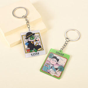Zheng Han <b>Anime</b> Acrylic <b>Keychain</b> Custom Design Children Gift Minimalist Style - Product Image 3