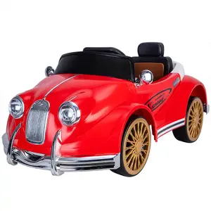 Hot sale kids electric car four wheel Vintage car four wheel with Bluetooth remote control factory sale kids ride on car