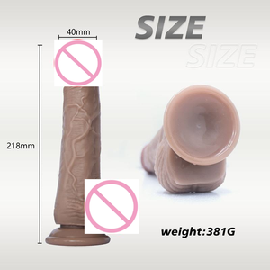 Dildo unisexe en silicone liquide, tête de tortue petite et épaisse, avec ventouse puissante, pour usage anal, équipement sexuel de simulation - Product Image 3
