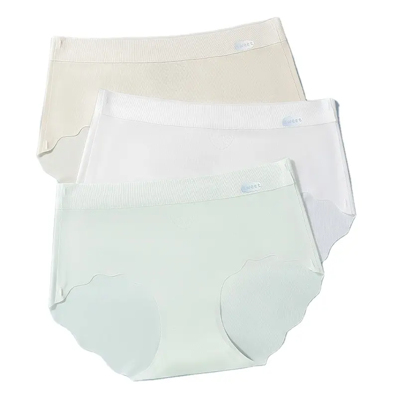mittlere taille atmungsaktive shorts für damen nahtlose hose, hautfreundliche mädchen dünne bequeme und weiche unterwäsche