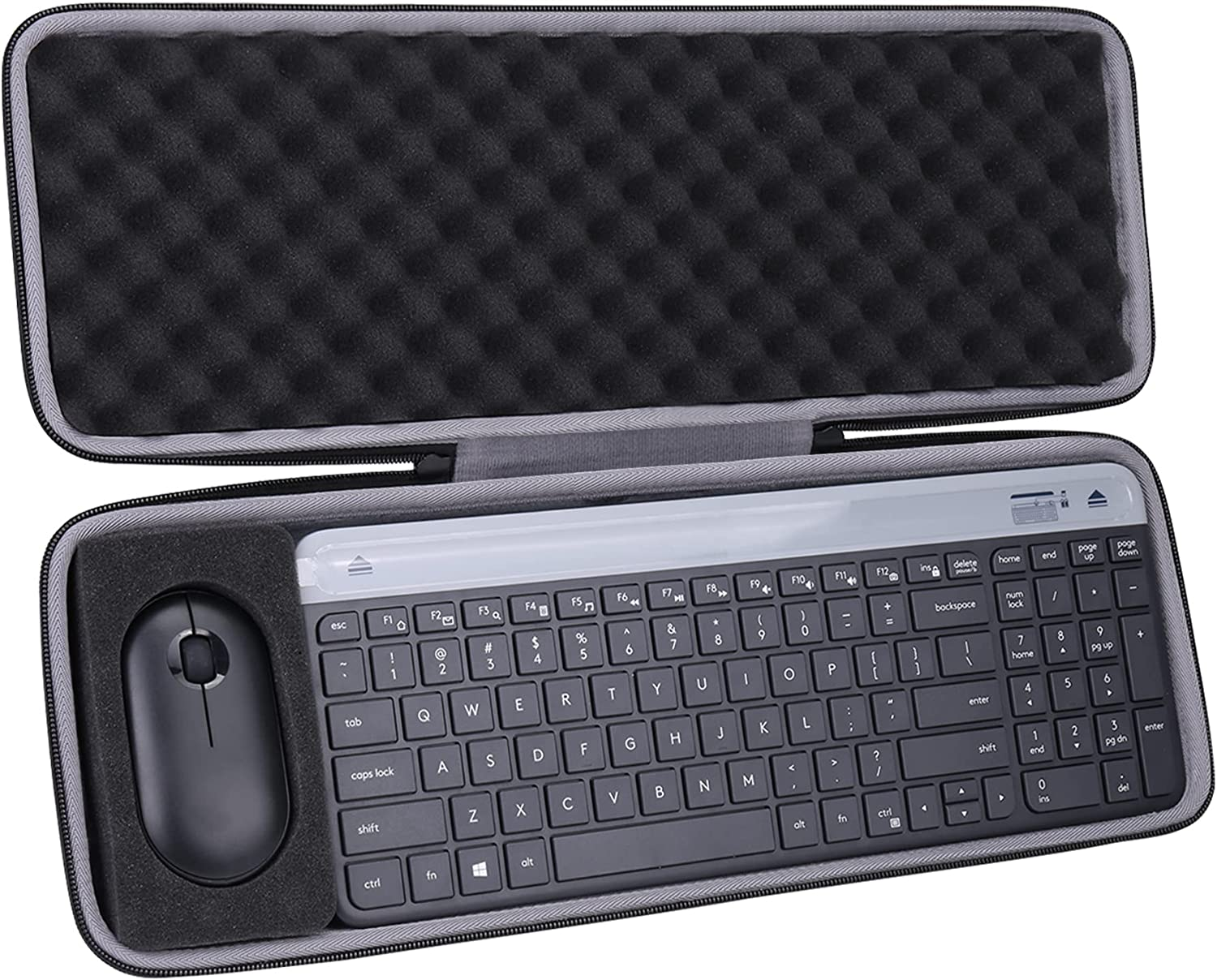 Жесткий чехол для клавиатуры с беспроводной клавиатурой для MK470 Slim Mouse, комбинированная клавиатура, чехол для переноски