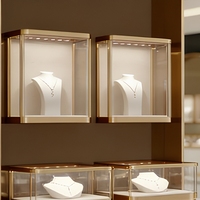 GZowin Anpassbares LED-Empfangsdisplay-Set mit Integriertem Stauraum Hochwertig Elegant Ästhetisch Luxuriös für Beauty-/Hautpflegeläden