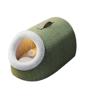 Cat house, all-season cat house, semi-enclosed pet house, cat's comfort <b>bed</b>, <b>dog</b> house, warm sleeping <b>bed</b> in winter. - Product Image 2