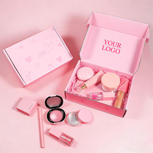 Set de Regalo de Maquillaje Vegano DIY, Base, Iluminador, Delineador de Cejas, Bálsamo <span class=keywords><strong>Desmaquillante</strong></span>, Cajas de Regalo con Logotipo Personalizado y Marca Privada - Product Image 4