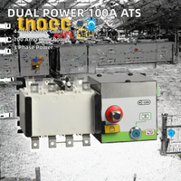 Commutateur de transfert automatique (ATS) double alimentation SUQ3-100A 4P 100A triphasé 400V pour PC et contrôle incendie industriel
